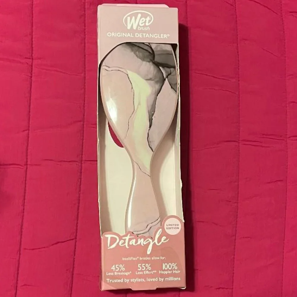 NEW WET BRUSH ORIGINAL DETANGLER ~ LIMITED EDITION TERRAIN TEXTURES DUSTY ROSE